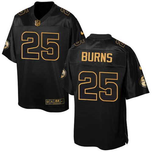 Jerseys Factory Cheap Nike Steelers #25 Artie Burns Black Men's