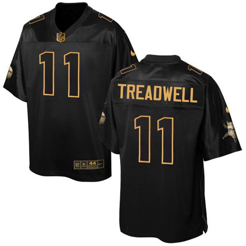Jerseys Factory Cheap Nike Vikings #11 Laquon Treadwell Black Me