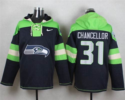 Jerseys Factory Cheap Nike Seahawks #31 Kam Chancellor Steel Blu