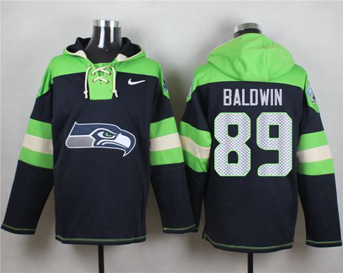 Jerseys Factory Cheap Nike Seahawks #89 Doug Baldwin Steel Blue