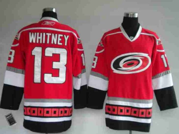 Jerseys Factory Cheap Hurricanes #13 Ray Whitney Embroidered Red