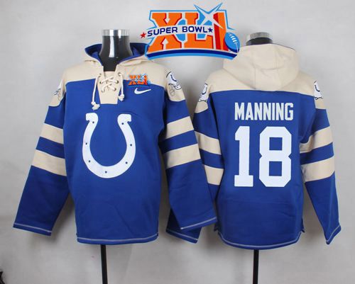 Jerseys Factory Cheap Nike Colts #18 Peyton Manning Royal Blue S