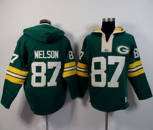 Jerseys Factory Cheap Green Bay Packers #87 Jordy Nelson Green P