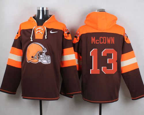 Jerseys Factory Cheap Nike Browns #13 Josh McCown Brown Player P
