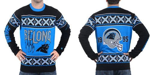 Jerseys Factory Cheap Nike Panthers Men's Ugly Sweater