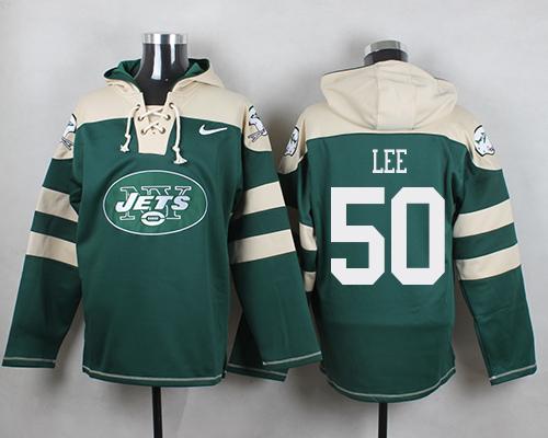 Jerseys Factory Cheap Nike Jets #50 Darron Lee Green Player Pull