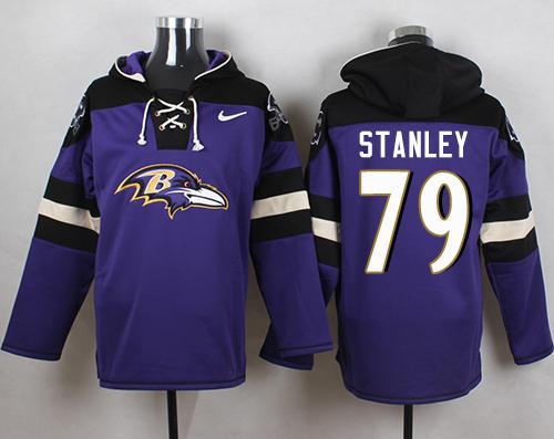 Jerseys Factory Cheap Nike Ravens #79 Ronnie Stanley Purple Play