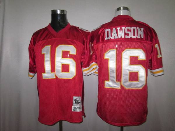 Jerseys Factory Cheap Mitchell And Ness Chiefs #16 Len Dawson Re
