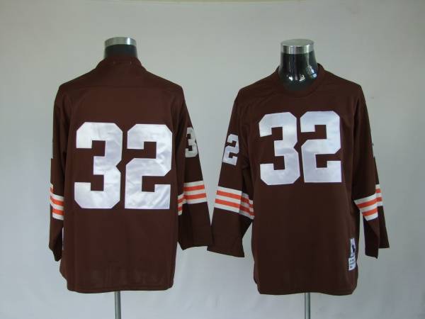 Jerseys Factory Cheap Mitchell & Ness Browns #32 Jim Brown Brown