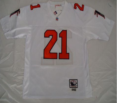 Jerseys Factory Cheap Mitchell And Ness Falcons #21 Deion Sander