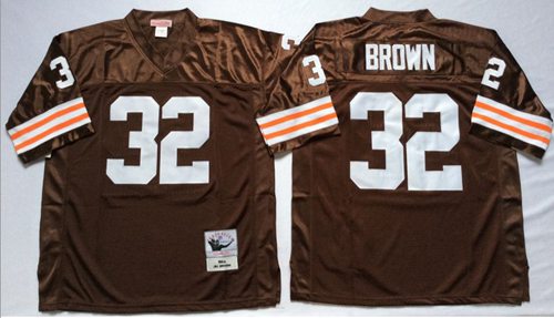 Jerseys Factory Cheap Mitchell And Ness 1963 Browns #32 Jim Brow