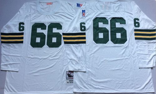 Jerseys Factory Cheap Mitchell And Ness 1969 Packers #66 Ray Nit