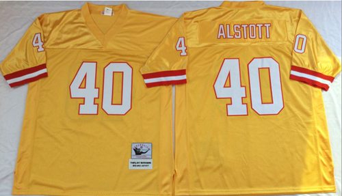 Jerseys Factory Cheap Mitchell And Ness Buccaneers #40 Mike Alst