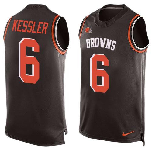 Jerseys Factory Cheap Nike Browns #6 Cody Kessler Brown Team Col