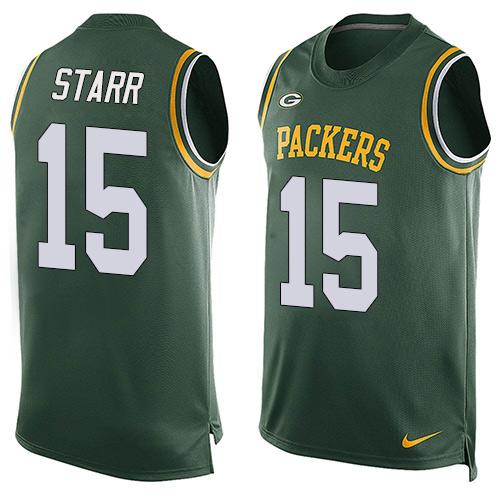 Jerseys Factory Cheap Nike Packers #15 Bart Starr Green Team Col
