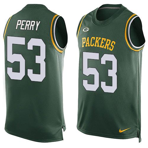Jerseys Factory Cheap Nike Packers #53 Nick Perry Green Team Col
