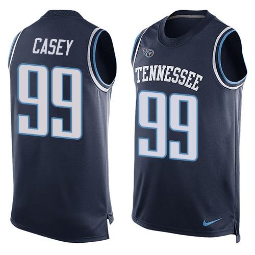 Jerseys Factory Cheap Nike Titans #99 Jurrell Casey Navy Blue Al