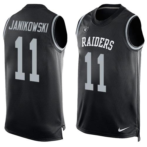Jerseys Factory Cheap Nike Raiders #11 Sebastian Janikowski Blac