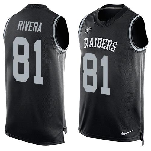 Jerseys Factory Cheap Nike Raiders #81 Mychal Rivera Black Team
