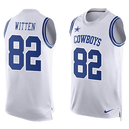 Jerseys Factory Cheap Nike Cowboys #82 Jason Witten White Men's