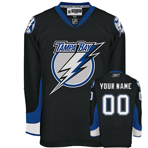 Jerseys Factory Cheap Lightning Personalized Authentic Black NHL