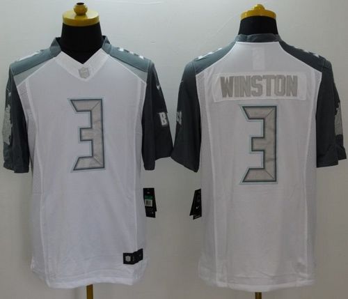 Jerseys Factory Cheap Nike Buccaneers #3 Jameis Winston White Me
