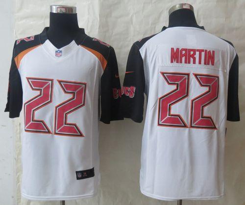 Jerseys Factory Cheap Nike Buccaneers #22 Doug Martin White Men'