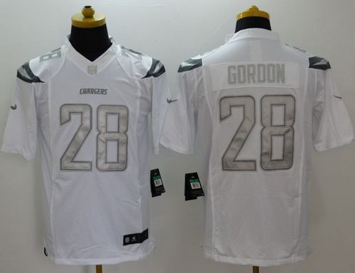 Jerseys Factory Cheap Nike Chargers #28 Melvin Gordon White Men'