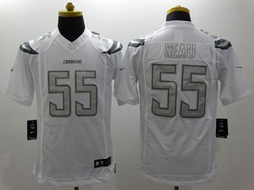 Jerseys Factory Cheap Nike Chargers #55 Junior Seau White Men's