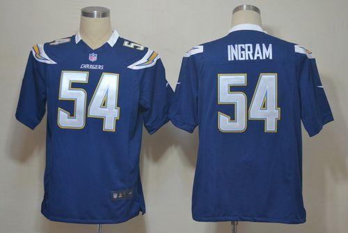 Jerseys Factory Cheap Nike Chargers #54 Melvin Ingram Navy Blue