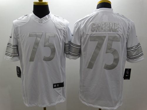 Jerseys Factory Cheap Nike Steelers #75 Joe Greene White Men's S