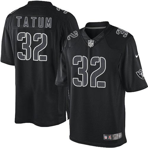 Jerseys Factory Cheap Nike Raiders #32 Jack Tatum Black Men's St