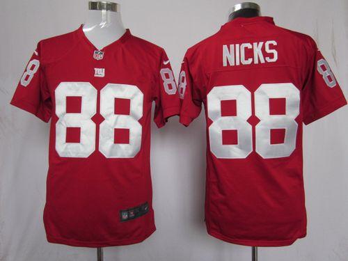 Jerseys Factory Cheap Nike Giants #88 Hakeem Nicks Red Alternate