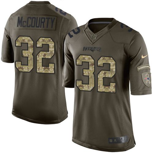 Jerseys Factory Cheap Nike Patriots #32 Devin McCourty Green Men