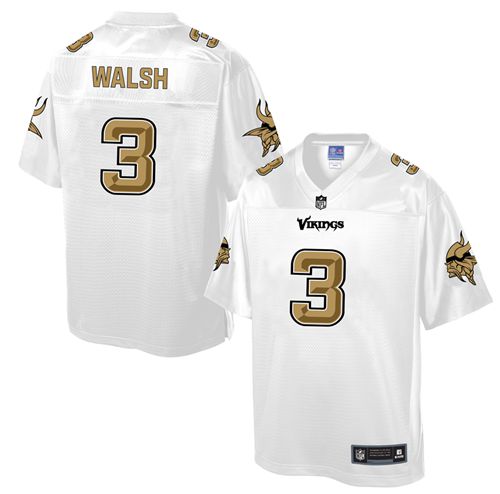 Jerseys Factory Cheap Nike Vikings #3 Blair Walsh White Men's NF