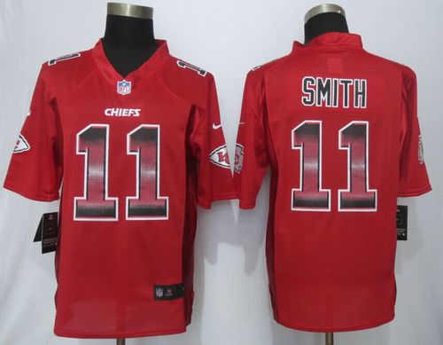 Jerseys Factory Cheap Nike Chiefs #11 Alex Smith Red Team Color