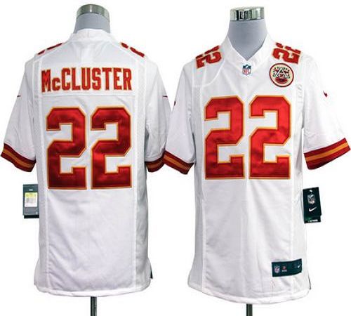 Jerseys Factory Cheap Nike Chiefs #22 Dexter McCluster White Men