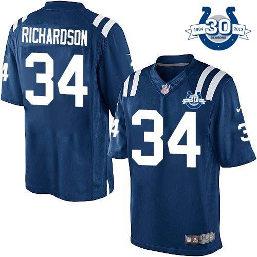 Jerseys Factory Cheap Nike Colts #34 Trent Richardson Royal Blue