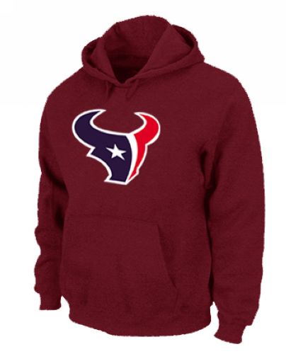 Jerseys Factory Cheap Houston Texans Logo Pullover Hoodie Red