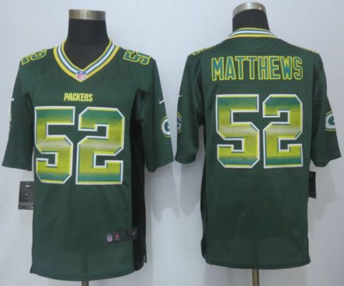Jerseys Factory Cheap Nike Packers #52 Clay Matthews Green Team