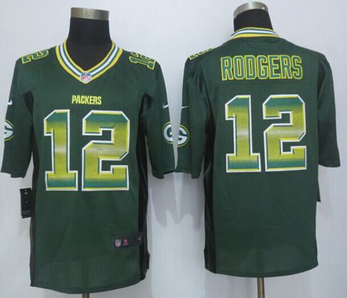 Jerseys Factory Cheap Nike Packers #12 Aaron Rodgers Green Team