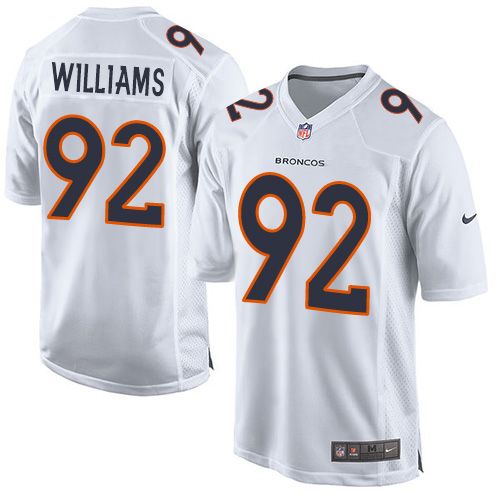 Jerseys Factory Cheap Nike Broncos #92 Sylvester Williams White