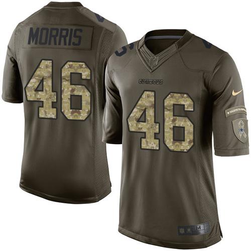 Jerseys Factory Cheap Nike Cowboys #46 Alfred Morris Green Men's