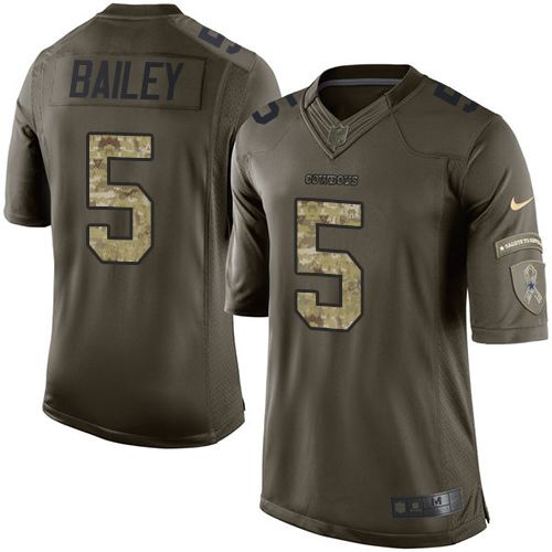 Jerseys Factory Cheap Nike Cowboys #5 Dan Bailey Green Men's Sti