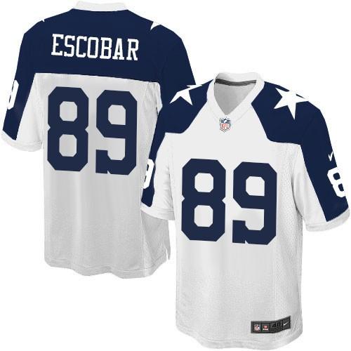 Jerseys Factory Cheap Nike Cowboys #89 Gavin Escobar White Thank