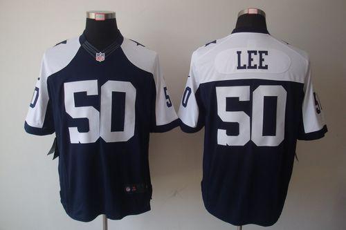 Jerseys Factory Cheap Nike Cowboys #50 Sean Lee Navy Blue Thanks