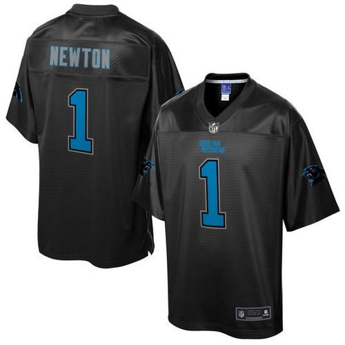 Jerseys Factory Cheap Nike Panthers #1 Cam Newton Black Men's NF