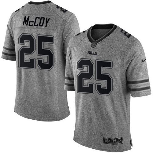 Jerseys Factory Cheap Nike Bills #25 LeSean McCoy Gray Men's Sti