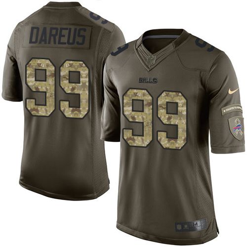Jerseys Factory Cheap Nike Bills #99 Marcell Dareus Green Men's