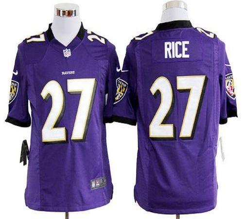 Jerseys Factory Cheap Nike Ravens #27 Ray Rice Purple Team Color